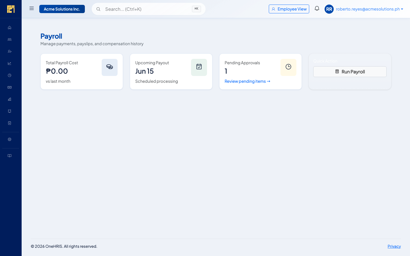 Payroll overview